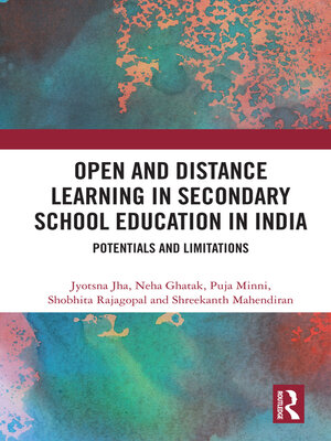 cover image of Open and Distance Learning in Secondary School Education in India